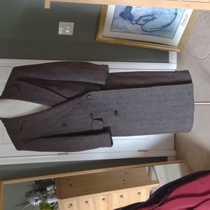 Christian Dior Monsieur Sport Wool Overcoat Top Coat Trench Coat 48 Slim fit.